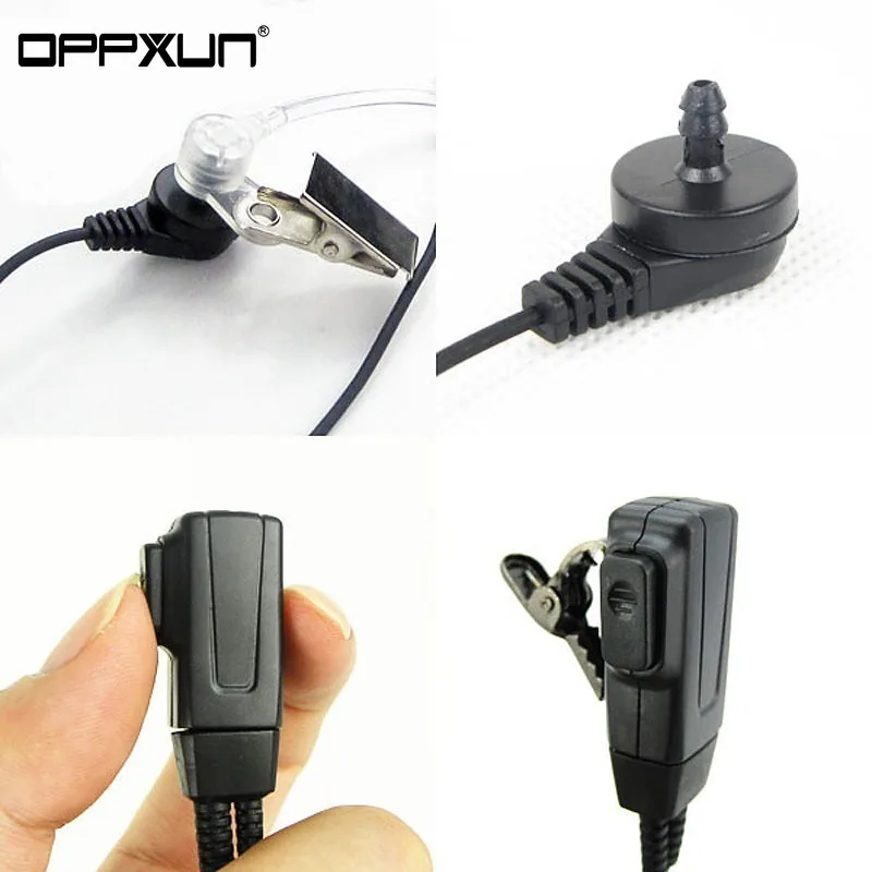 

OPPXUN 10PCS For Motorola EP450 CP040 CP180 CP200 DP1400 GP300 CT150 CT250 radio walkie-talkie microphone PTT tube headset