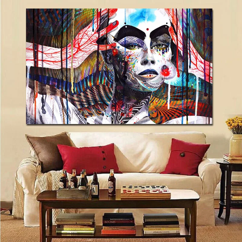 HD Печать настенное искусство 3D Будда медитация Psychedelic постер живопись на холсте