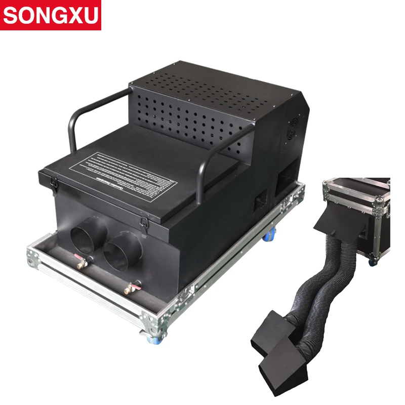 3000 Вт водный низкий туман машина с полетным чехлом на водной основе для концерта