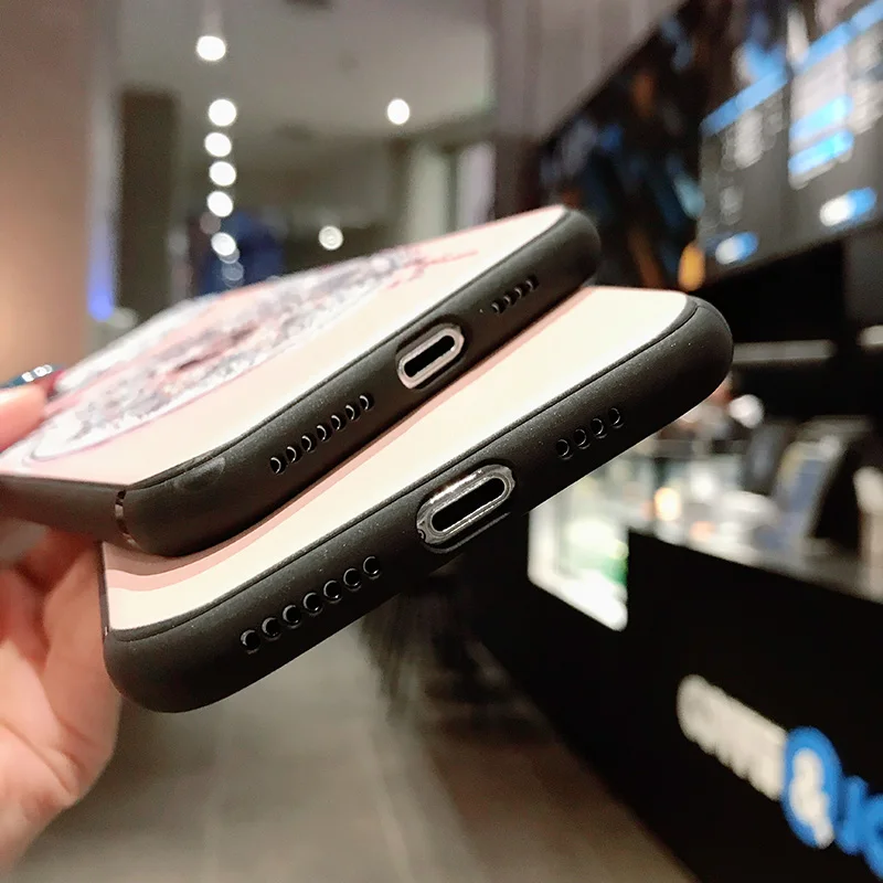 Тисненый китайский стиль Ретро цветок чехол для телефона iPhone 11 Pro Max 7 8 6S Plus XS XR ТПУ