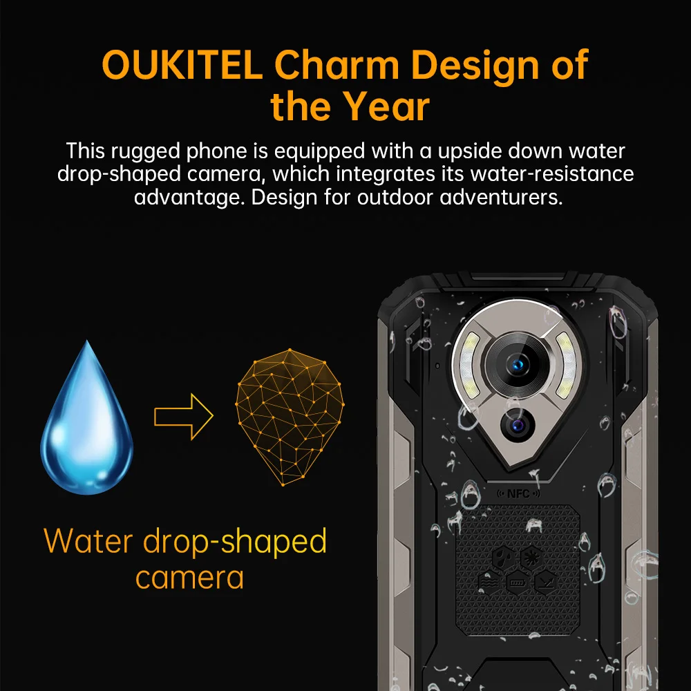 oukitel wp16 rugged smartphone 6 4 8gb 128gb 10600mah octa core mobile phone 20mp camera helio p60 cell phone nfc free global shipping