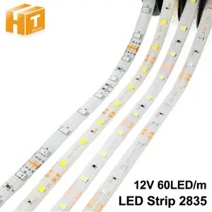 Гибкая светильник ная лента, 5 млот, 2835  5050 светодиодов постоянного тока, 12 В, 60 светодиодов на метр