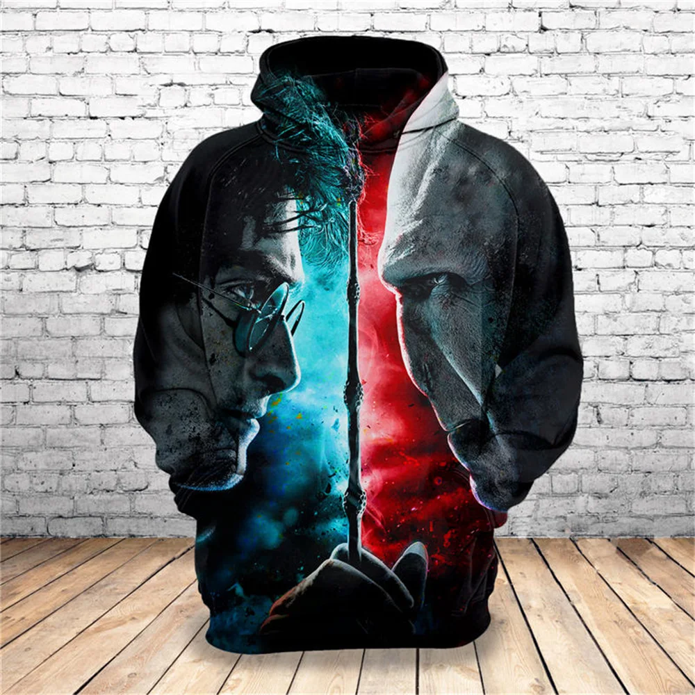 Новинка 2019 свитшот с 3D принтом лица на Хэллоуин индивидуальным дизайном