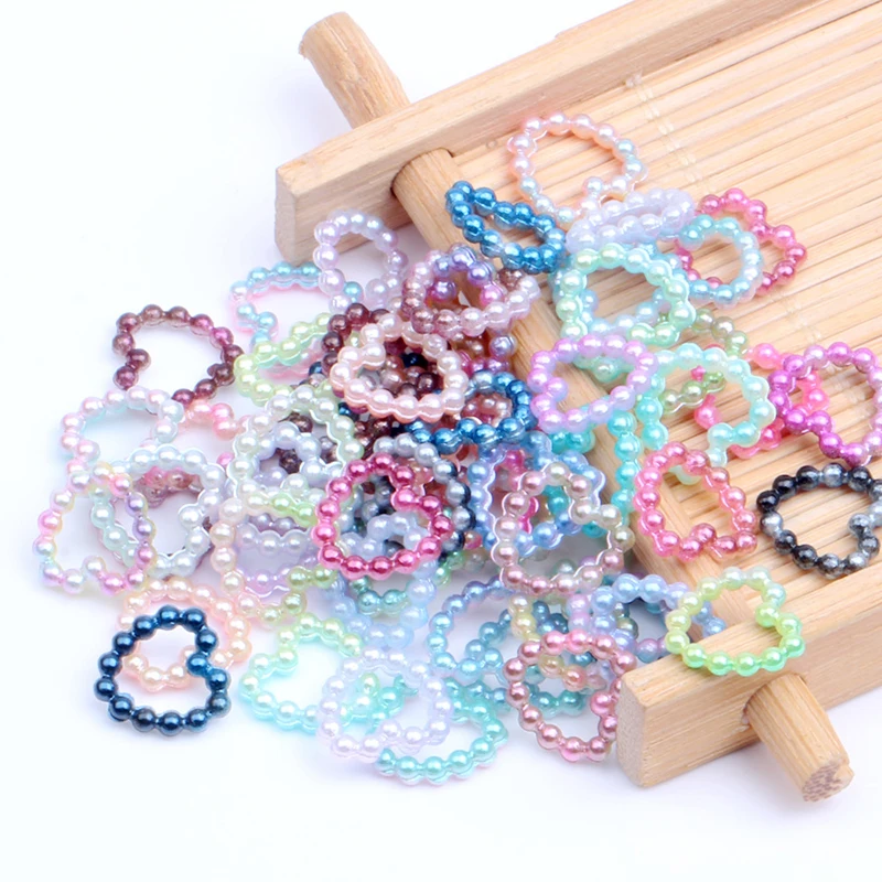 

Heart-Shaped Rainbow Colors 120Pcs 11MM Half Pearl Resin Rhinestones For DIY Jewelry/Nail/Phone Case/Apparel/Shoes Decoration