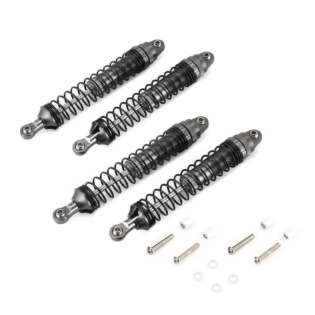 

4pcs 110mm Metal Shock Absorber Suspension for 1/10 RC Car Crawler Model RC4WD AXIAL SCX10 Spare Parts Accessories Kit