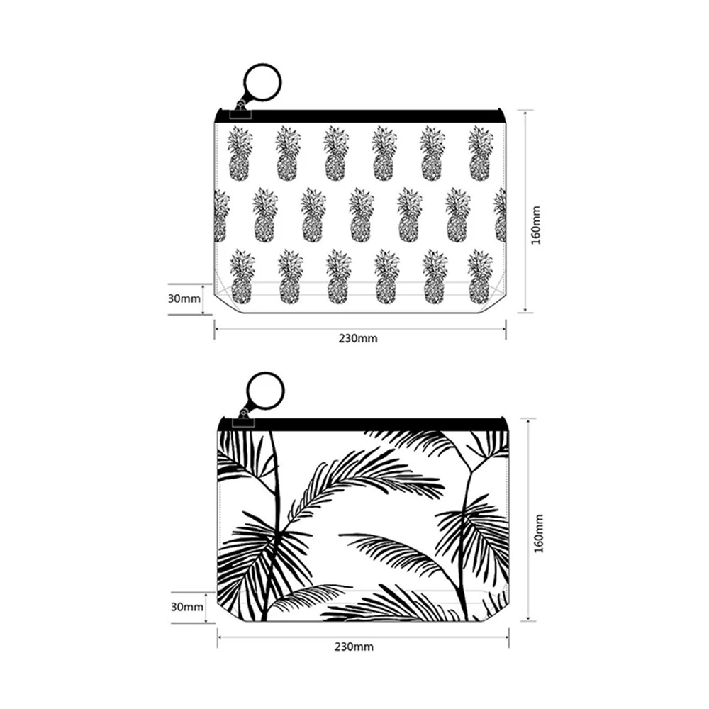 Лидер продаж ПВХ косметичка на молнии чехол для карандашей и ручек прозрачная