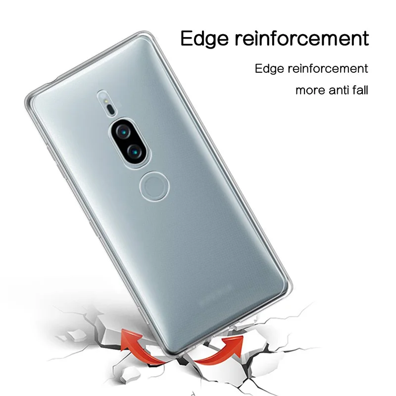 Оригинальные прозрачные силиконовые чехлы для Sony Xperia XZ2 Premium H8166 H8116 5 8 &quot мягкий