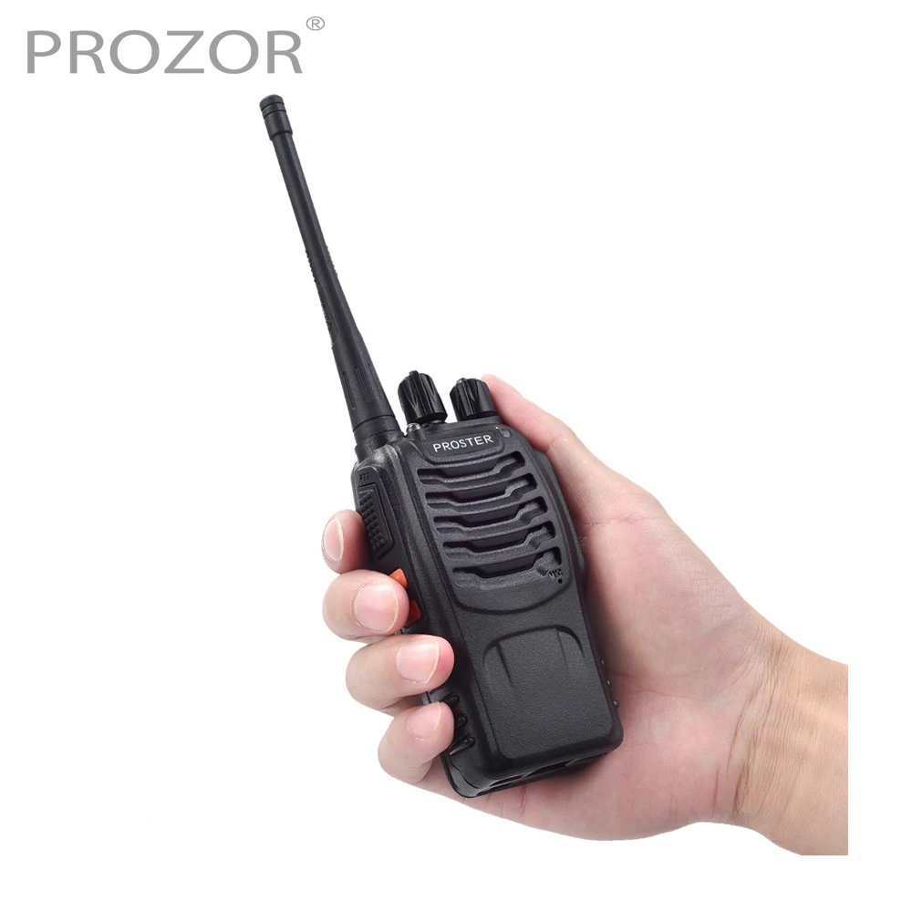 Proster 2 шт. Набор для рации UHF 400-470MHZ рация двухстороннее радио 16CH с наушником