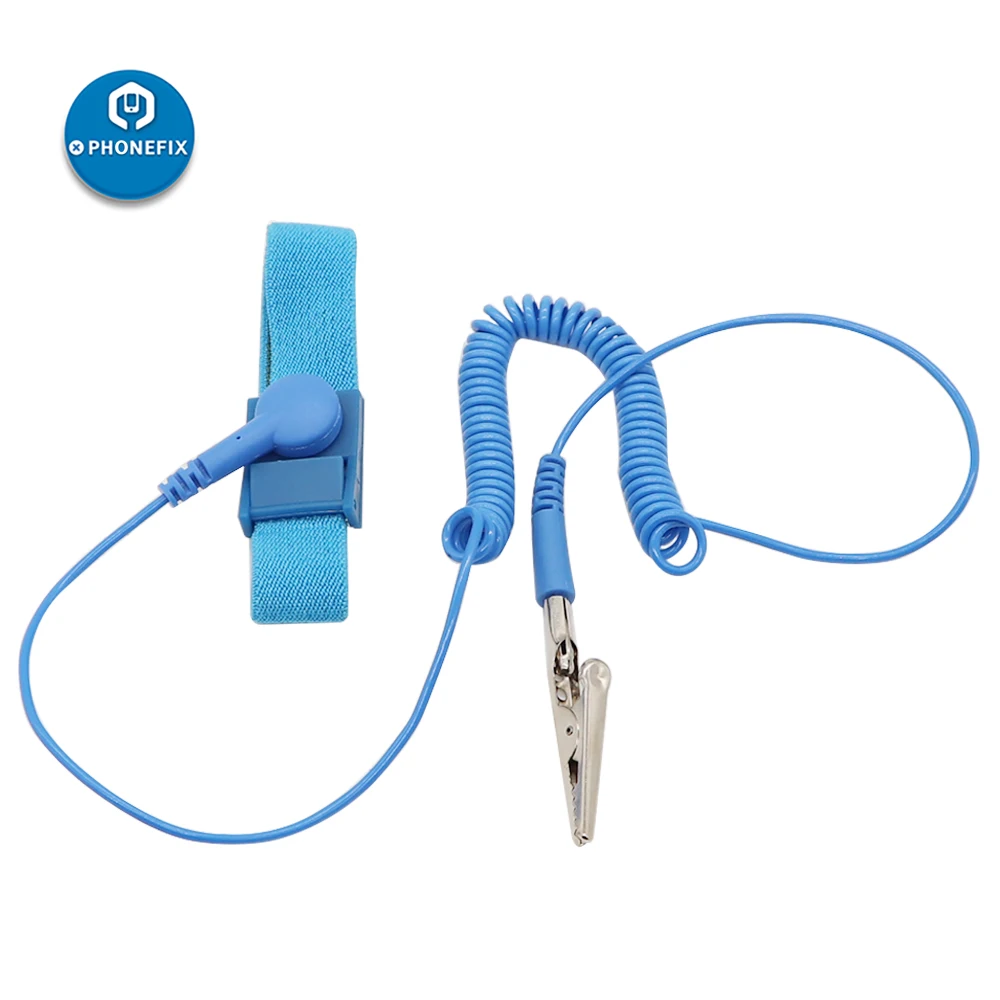 

PHONEFIX Anti-Static Wristlet Cellhone Repair Wristband with ESD Cable Sensitive Electronic Equipment Repair Tool