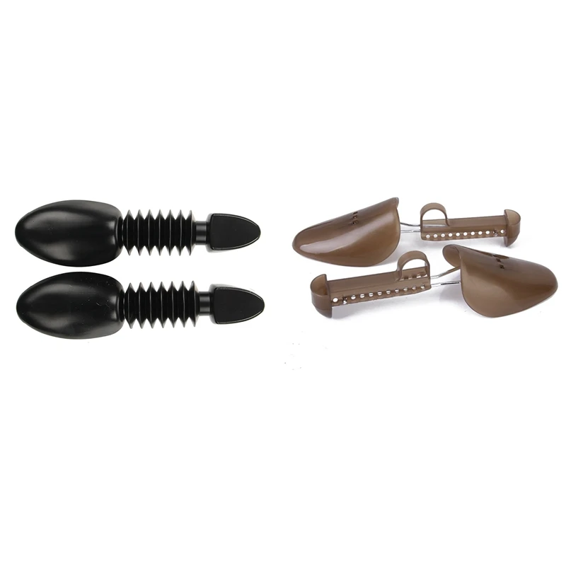

1 Pair Men Women Shoe Tree Stretcher Boot Holder Shaper Automatic Support &1 Pair Of Adjustable Plastic Shoe Trees for Men UK S