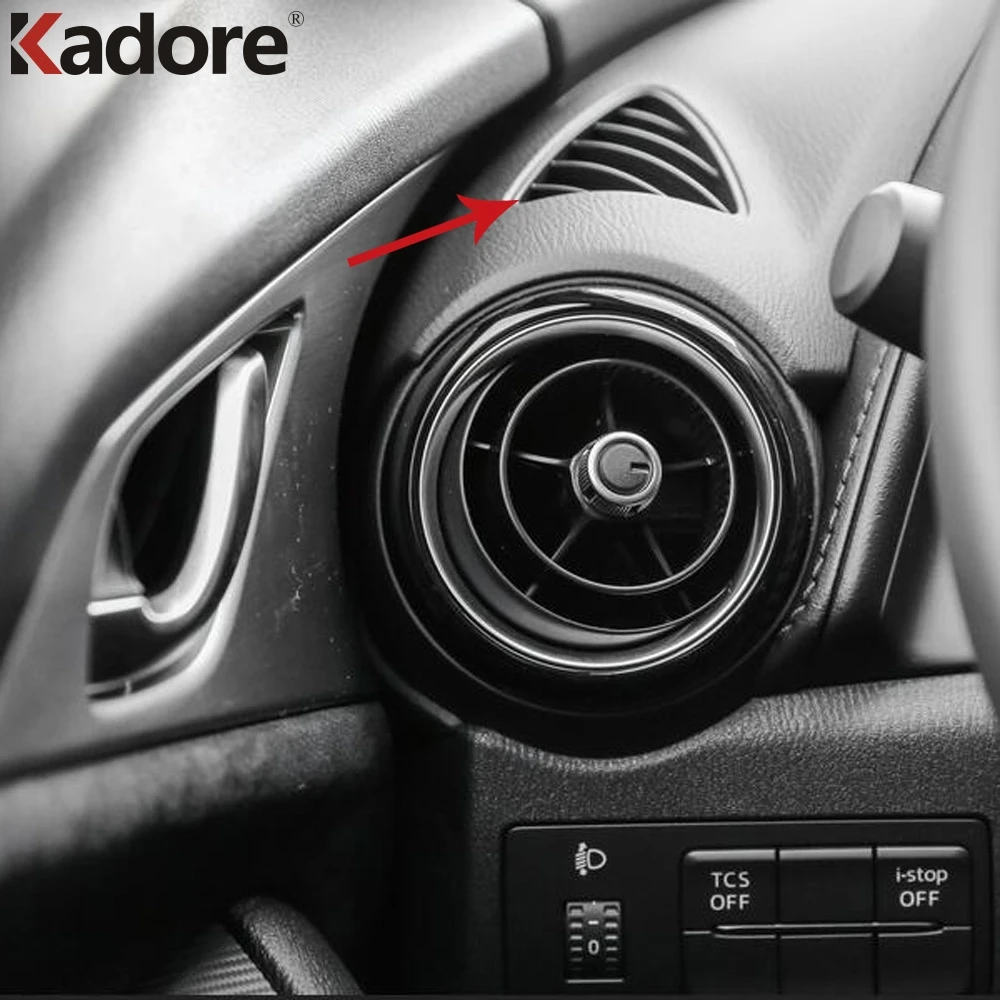 Матовая декоративная крышка для вентиляционного отверстия Mazda CX 3 CX3 2020 2015 2017 2019
