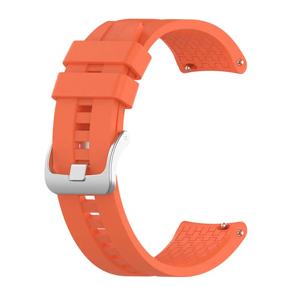 Orange 22 мм силиконовый ремешок для часов Ремешок для huawei Watch GT Active huawei часы волшебный браслет аксессуары - Цвет ремешка: Orange