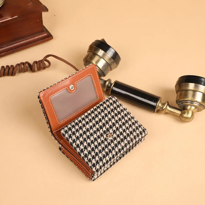 

Purse female wallet bag Cartoon bear coin purse female short 2021 new woven pattern small