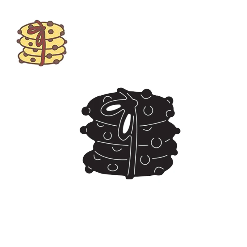 

Yummy Cookie Gift Metal Cutting Dies Scrapbooking DIY Card Photo Album Making Crafts Stencil Embossing New Die Cuts 2021