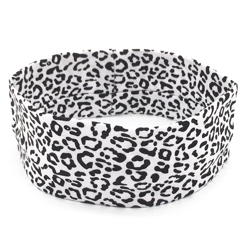 

Bohemian Leopard Pattern Hairband Yoga Wide Floral Smooth Hair Band Snake Animal Print Hairband Wide Headband Hair Accessories