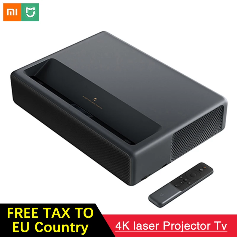Xiaomi Mijia 4K лазерная проекция ТВ домашний кинотеатр 150 дюймов Wifi Bluetooth английский интерфейс 3D проектор HDR Поддержка DTS