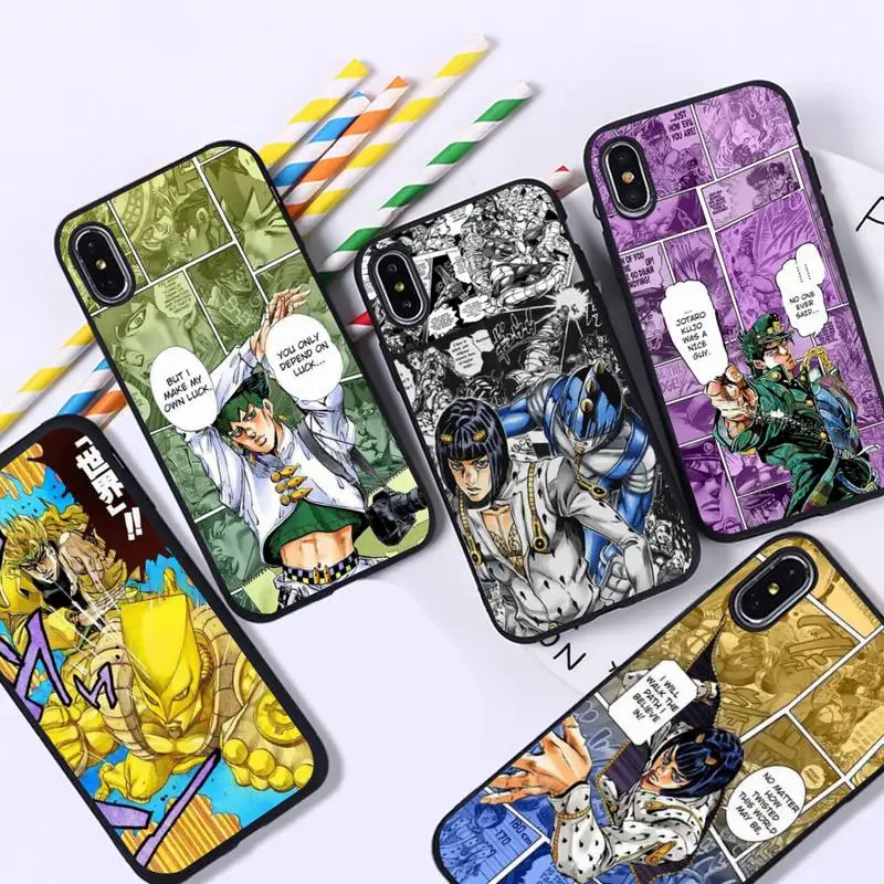 YNDFCNB чехол для телефона с аниме Невероятные приключения Джоджо iphone 13 11 12 pro XS MAX 8 7 6