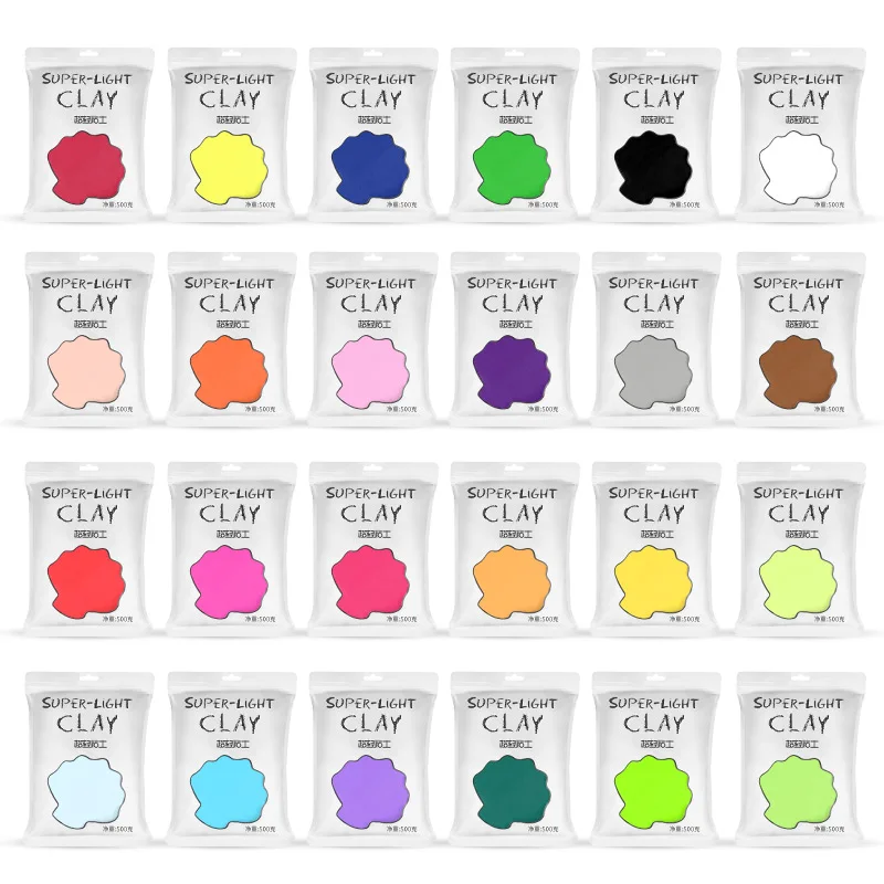 Продажа 1 шт. 500 г мягкая глина скульптура глина грязевая Студенческая Сделай Сам класс ремесла керамическая красочная долговечная качественная Нов...