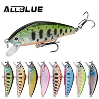 allblue edge 64s heavy sinking minnow flat fishing lure 64mm7g trout crank artificial hard bait crankbait freshwater tackle