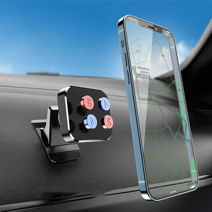 2021 new product car magnetic holder multifunctional pc base high gloss metal car universal mobile phone holder auto parts free global shipping