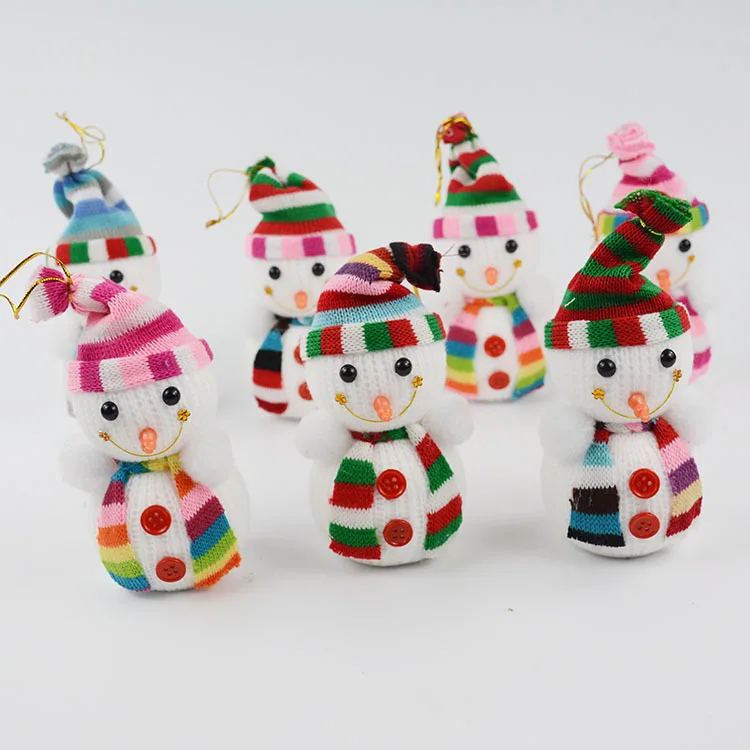 1Pc Lovely Christmas Doll Xmas Decorations Hanging New Year Snowman Pendant Random Colour | Дом и сад