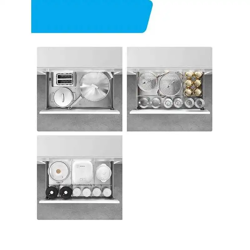 

Cucina Despensa Gabinete Rangement Cuisine Stainless Steel Rack Organizer Kitchen Cabinet Cestas Para Organizar Basket