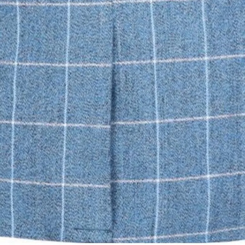 New Brand Casual Plaid Gentleman Korean Trend Male Bridegroom Slim Fit Suits For Men 3 Piece (Jacket+Pants+Vest)