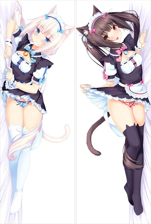 S9 Аниме Nekopara Chocolat Dakimakura Чехол персонажи ванильный чехол Neko Para кошки рай кокосовые объятия чехол для подушки - Цвет: S9