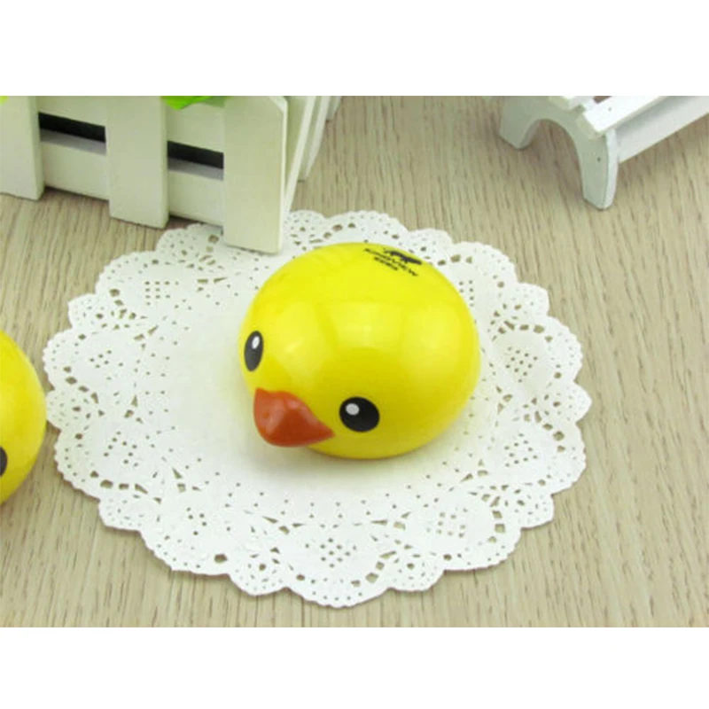 Симпатичные Желтая утка Контактные линзы Box Южная Корея прекрасный