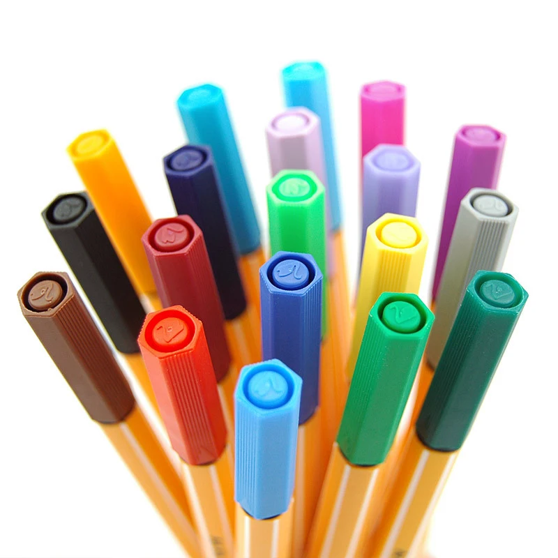 

12 Colors Anime Manga Fineliner Pens Graffiti Sketch Brush Pen Art Markers For Drawing Painting Stationery School Supplies