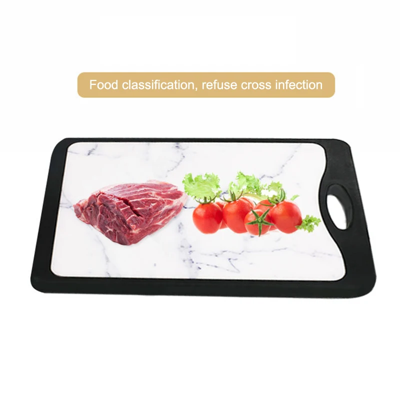 

Double-sided New Plastic Chopping Board Non-slip Cutting Board Anti Bacterium Hang Hole Food Slice Cut Chopping Kitchen Tools-30