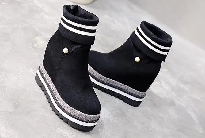 Новинка 2019 сетчатые красные короткие сапоги простая толстая подошва очень