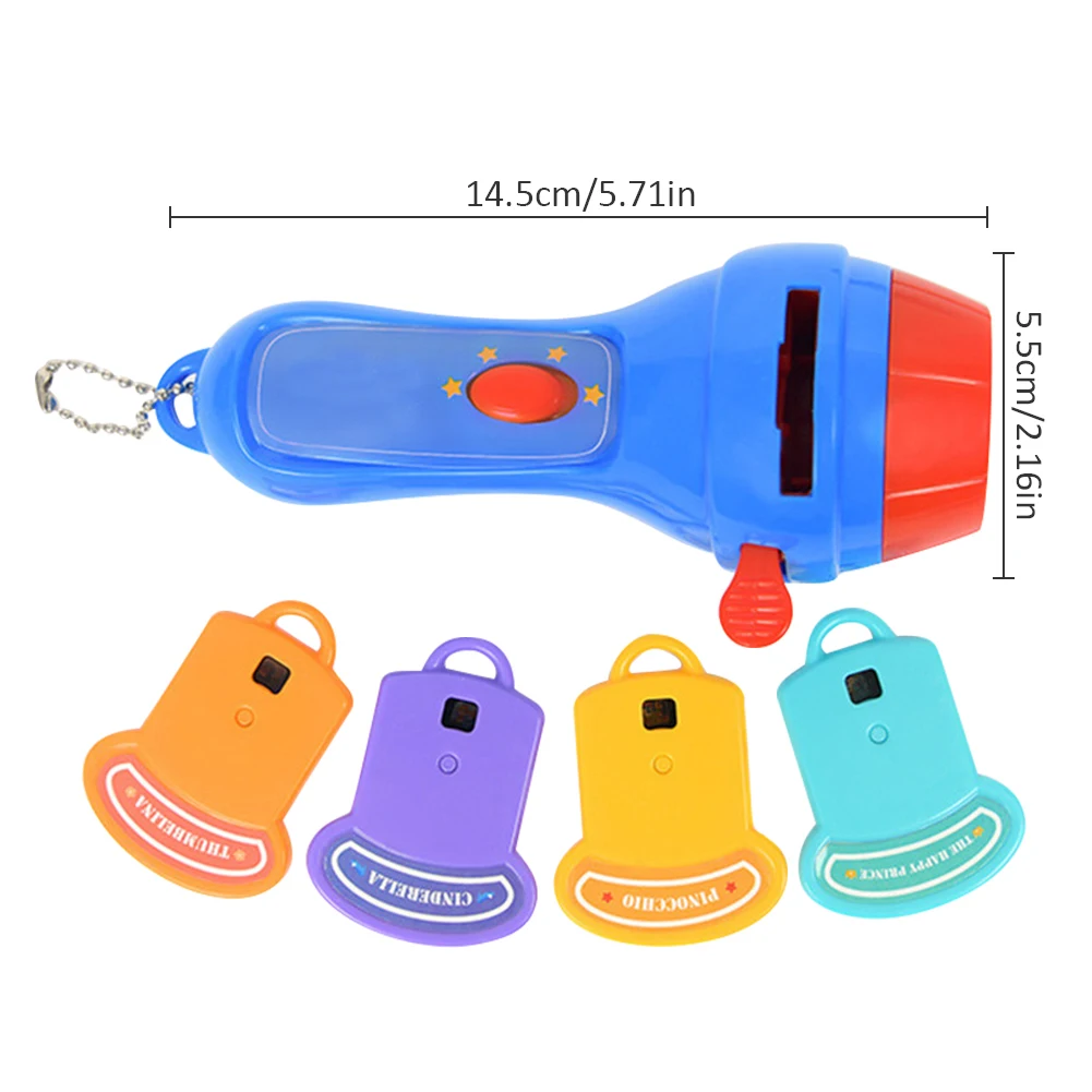 

Projection Flashlight Children Projector Light Cute Cartoon Toy Night Photo Picture Light Bedtime Learning Fun Toys Mini Theater