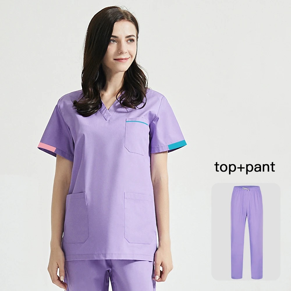 Viaoli медицинской Для мужчин скрабы одежда униформа новый v-образным вырезом