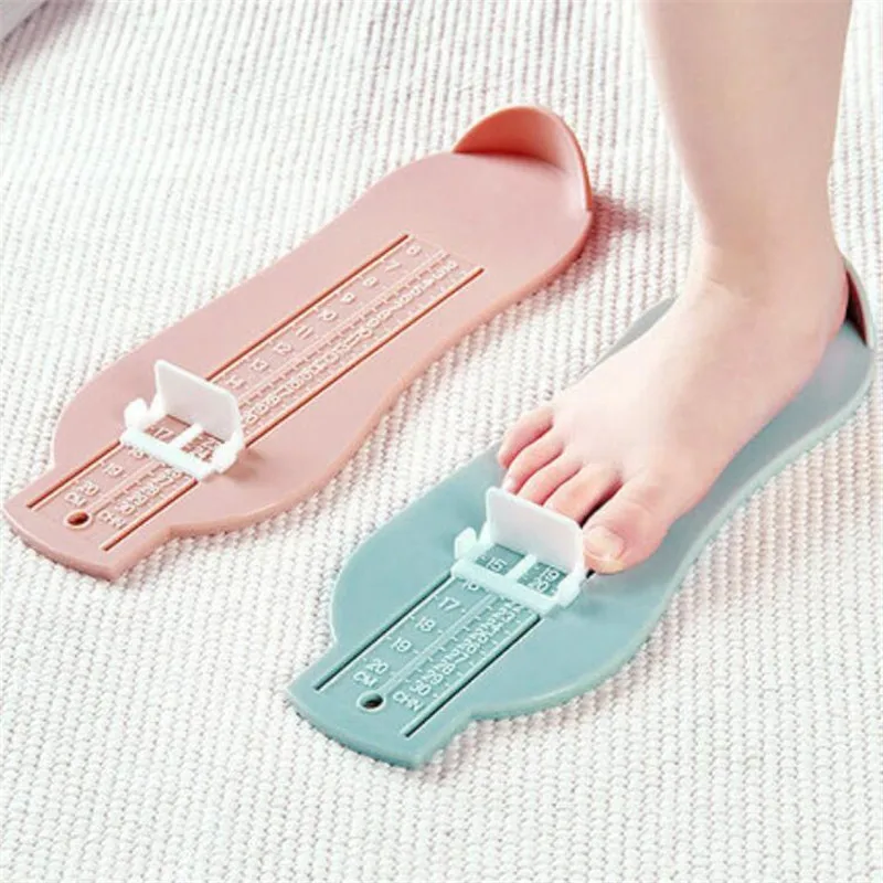 

Baby Foot Ruler Kids Foot Length Measuring Device Child Shoes Calculator For Children Infant Shoes Fittings Gauge Tools 3 Colors