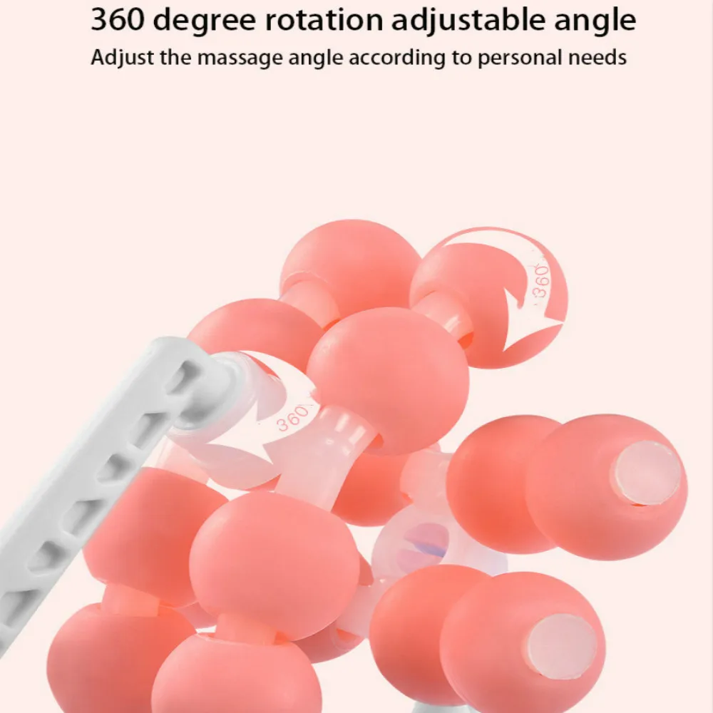 

Massage Roller Body 16 Beads Portable Slimming Leg Shapely Foot Calf Waist Magic Relaxation Relieve Muscle Massage Home Using