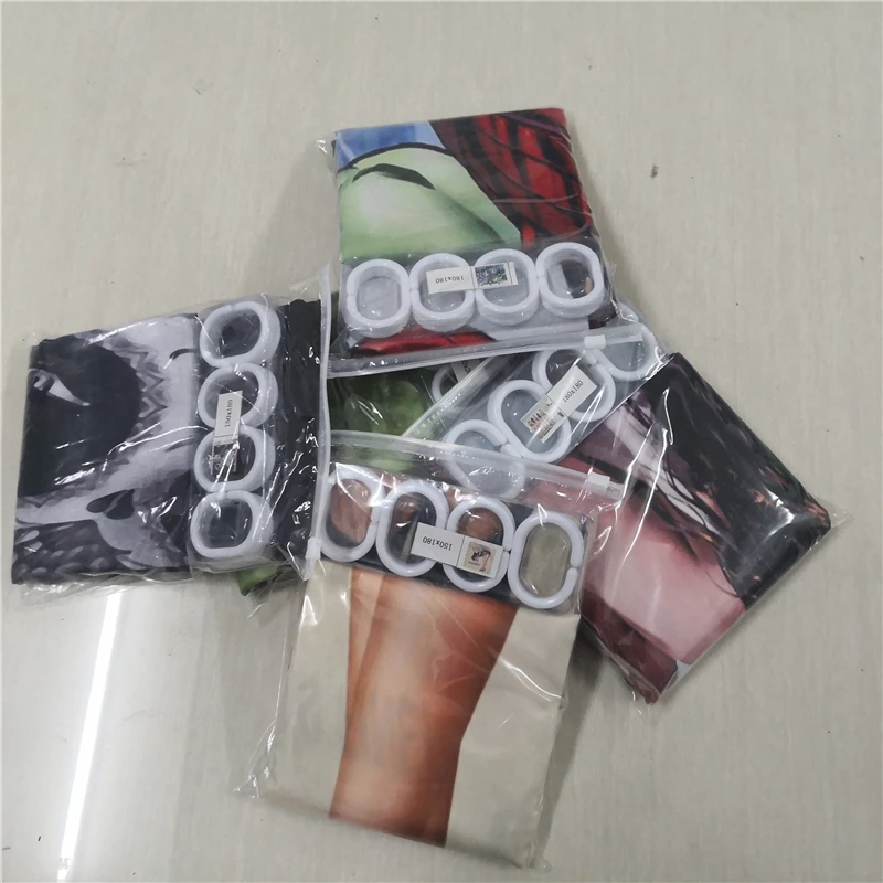 Занавески для душа с принтом черепа и цветов занавески ванной комнаты забавные