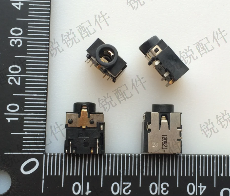 

For letter sound notebook 3.5 audio headphone socket outlet 7P Female electrical outlets, when they are goldPlated connectors