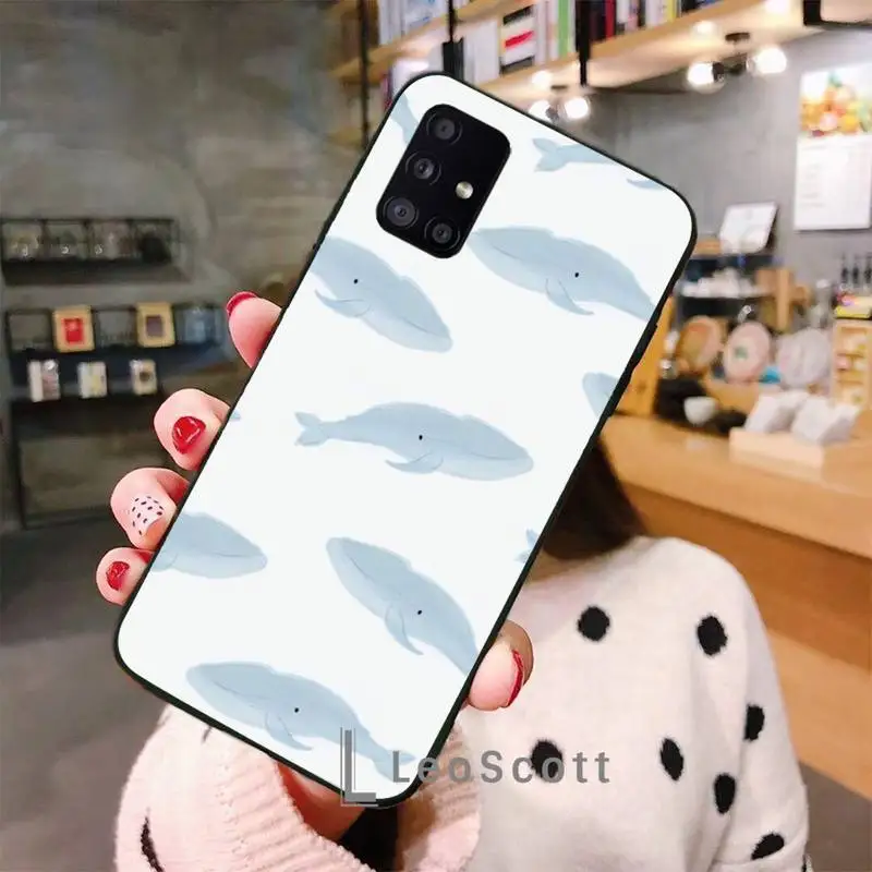 

Dog Cat Bear Swan Phone Case For Samsung galaxy S 7 8 9 10 20 edge A 6 10 20 30 50 51 70 note 10 plus