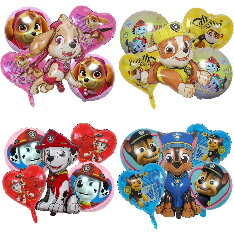 

Paw Patrol Balloon New Wangwang Team Boys Girls Balloons Baby Birthday Party Holiday Decorations Children's Birthday Gifts