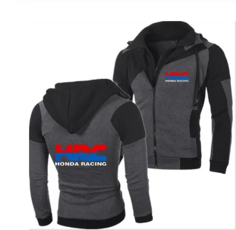 

Fashion Men winter foSuzuki GSX R Motorcycle Hoodies HRC Sweatshirts Cotton Casual Repsol Zip Male Hooded coats men jackets