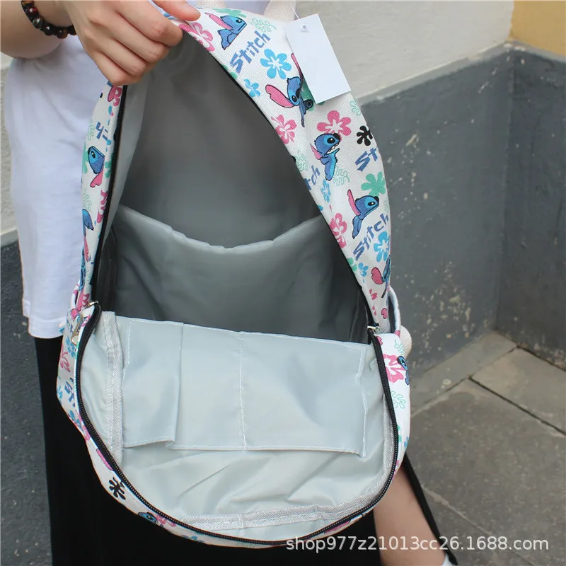 Disney стежка мультфильм детский рюкзак, сумка для школы холст tote Досуг ученик средней школы bookbag мода путешествия