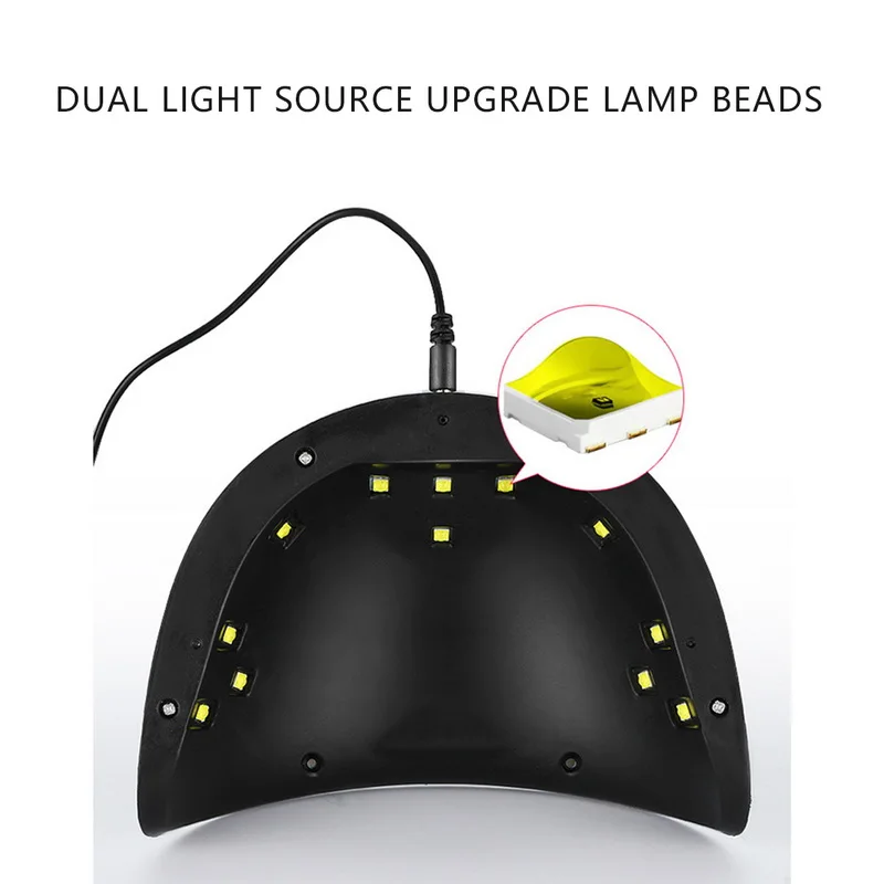 Hotest Nail Dryer For LED UV Lamp 36W MINI USB Manicure LCD Display Drying All Gels Polish Art Tools | Красота и здоровье