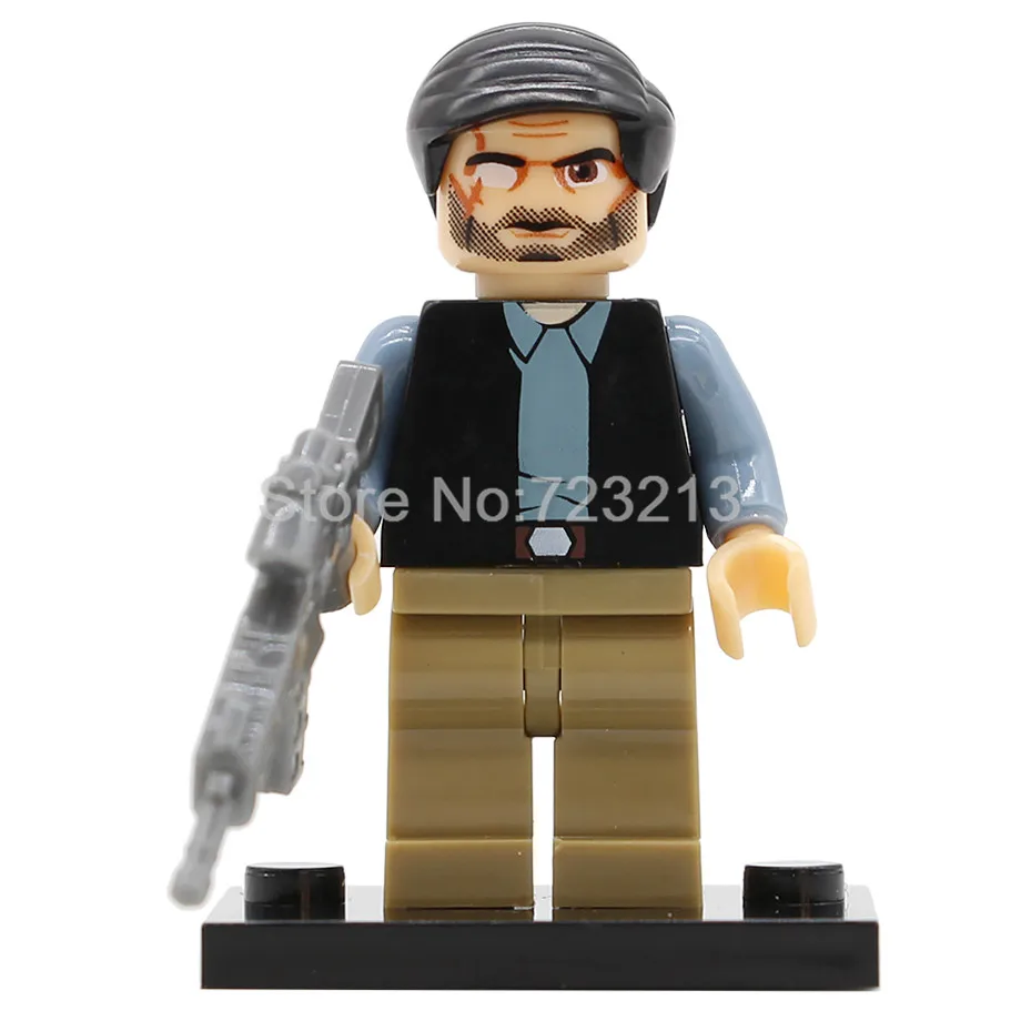 Daryl Dixon B Одна распродажа, ходячий корпус, фигурка мертвеца, Рик Граймс, мичонн, Неган, Дэрил, Диксон, Морган, Джонс, Мэгги, набор строительных блоков, кирпичные игрушки - Цвет: Daryl Dixon B