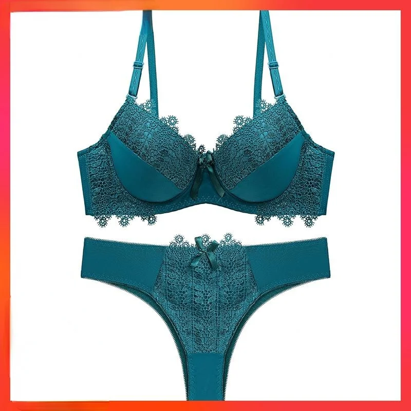 

Lenceria Push Up Bra and Panty Set Underwire Plus Size Lingere Underwear Women Set Ensemble Lingerie Femme Hot Women's Intimates