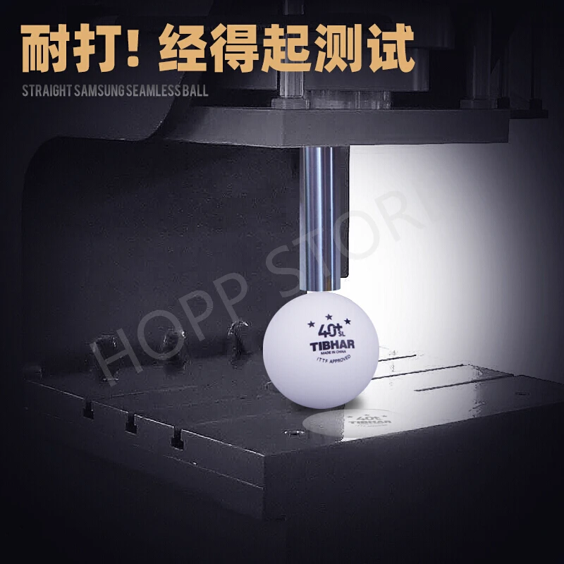 

TIBHAR 3-star Seamless table tennis ball 40+ new plastic ITTF Approved ping pong balls