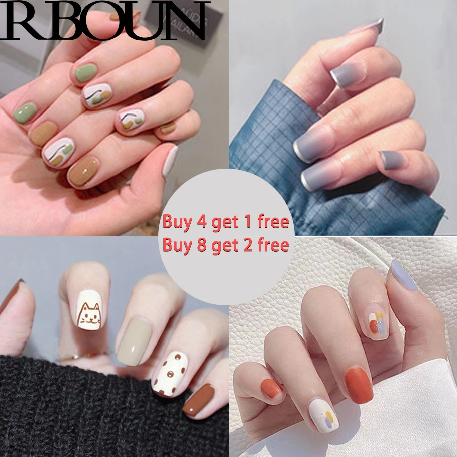 Накладные ногти для украшения кончиков ногтей Пресс на накладные с набор