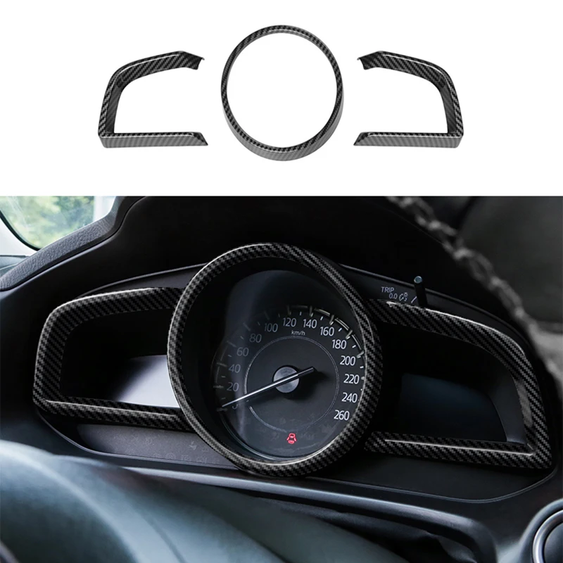

Обложка для салона приборной панели из углеродного волокна для Mazda 3 Axela 2014-2018