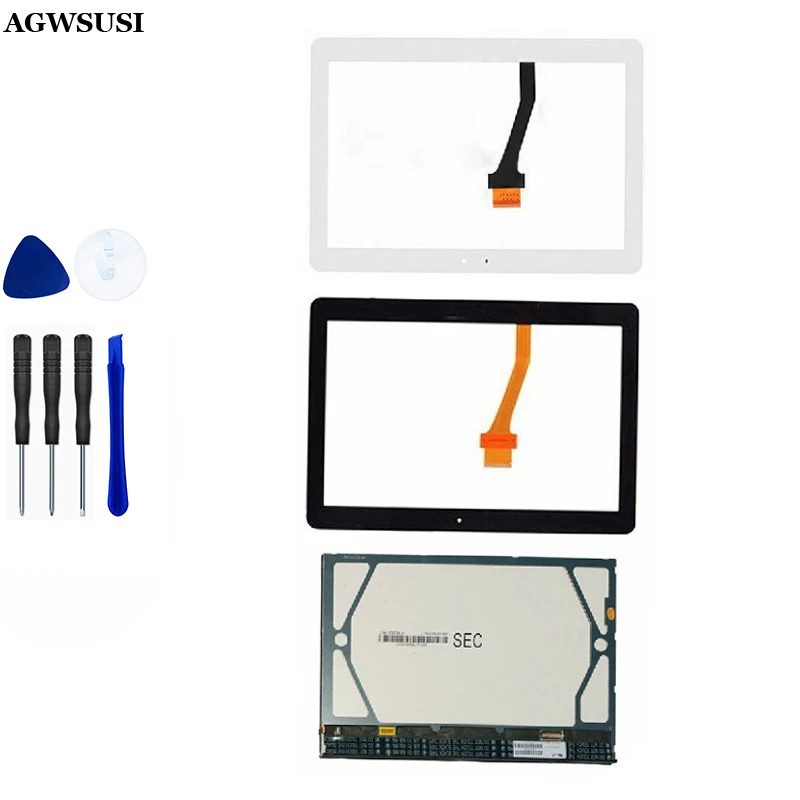 

for Samsung Galaxy Tab 2 10.1 P5100 P5110 LCD Display Panel Screen Monitor Module + Touch Screen Digitizer Glass Sensor