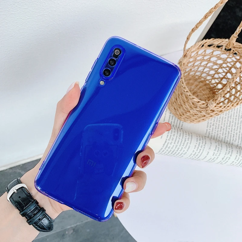 Флуоресцентный неоновый яркий цветной Мягкий Силиконовый ТПУ Прозрачный чехол